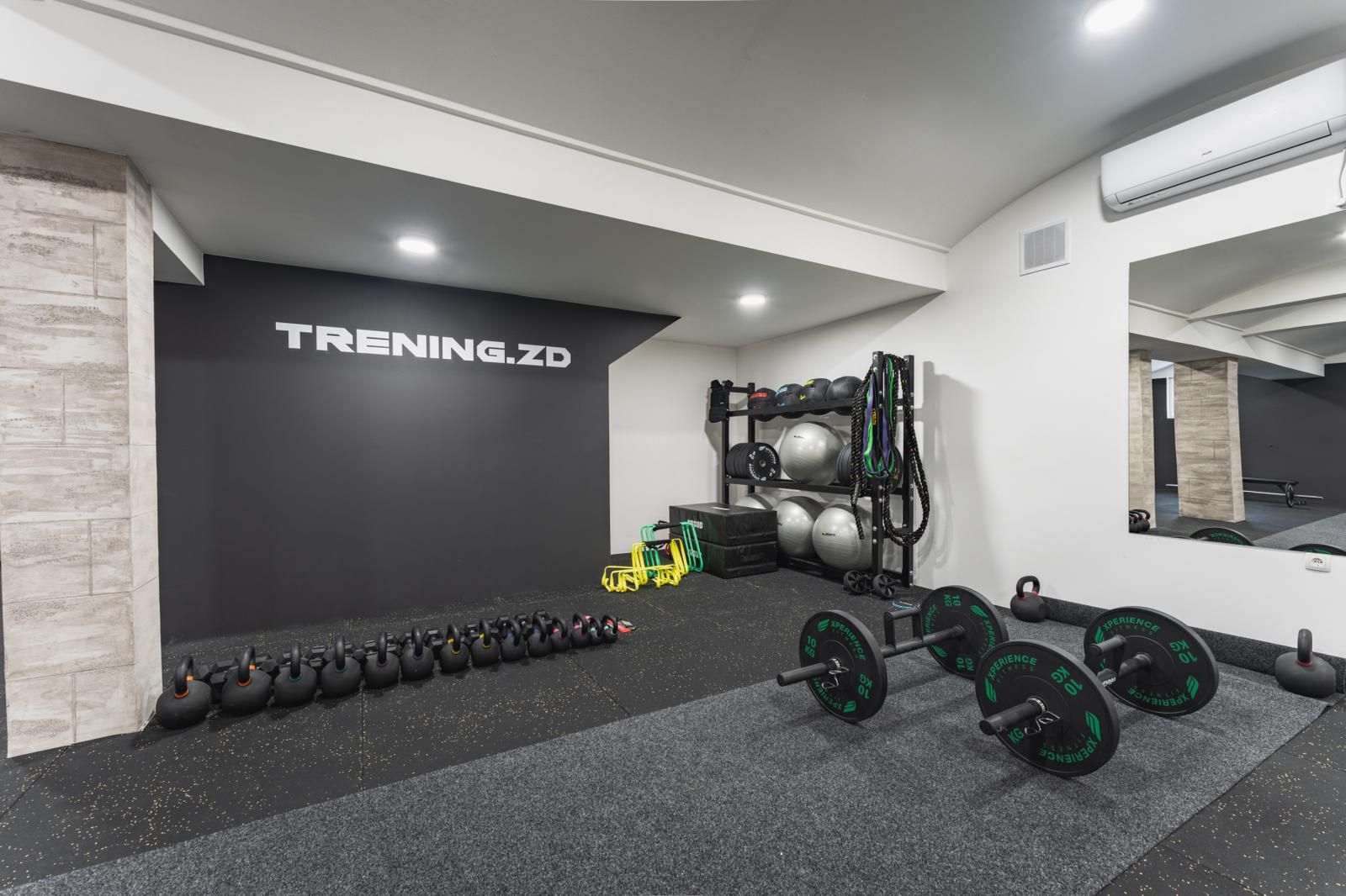 Prostor za trening i atmosfera teretane